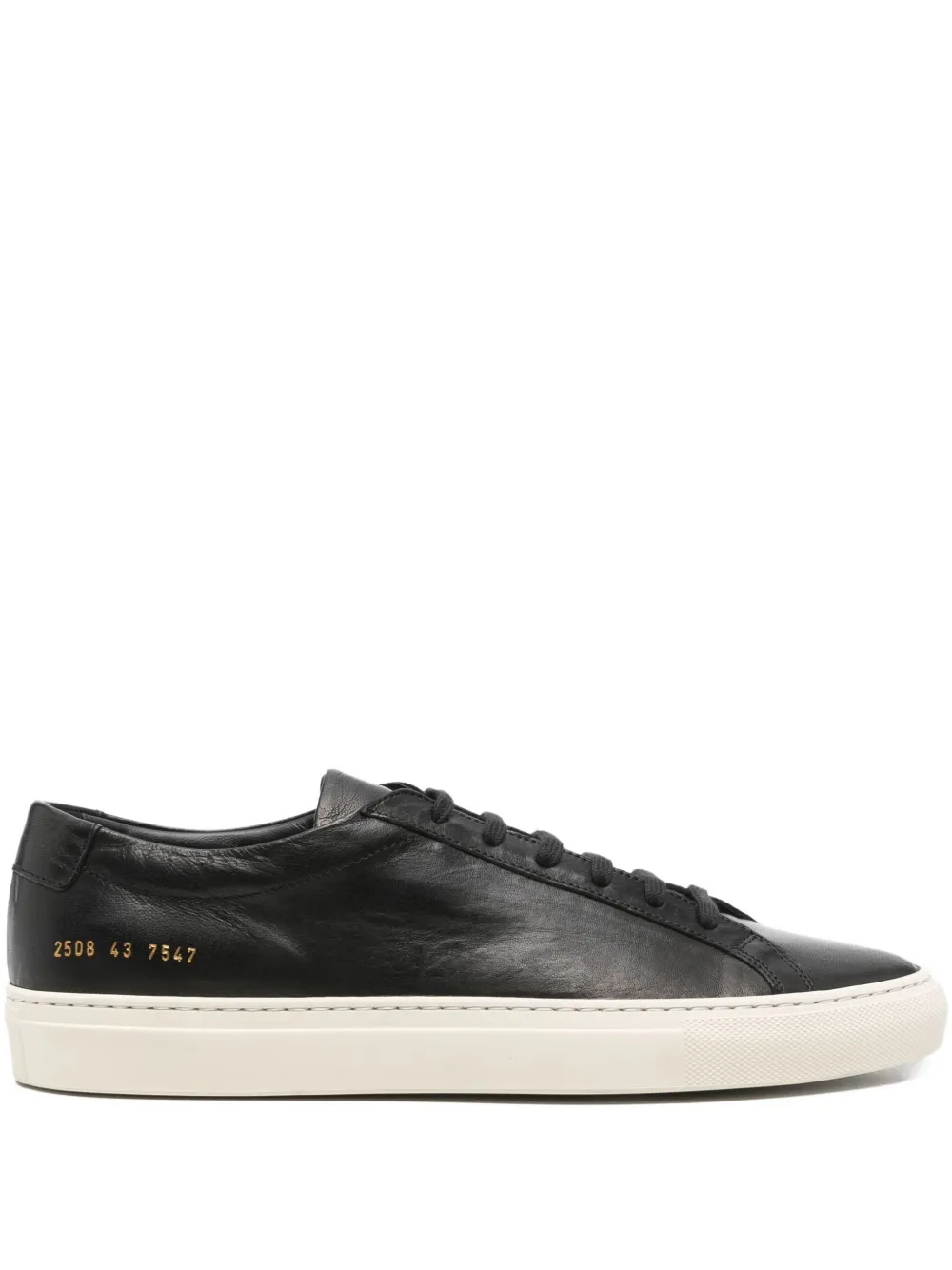 Common Projects leather lace-up sneakers Black