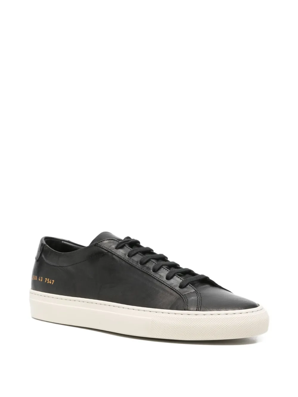 Common Projects leather lace-up sneakers Black