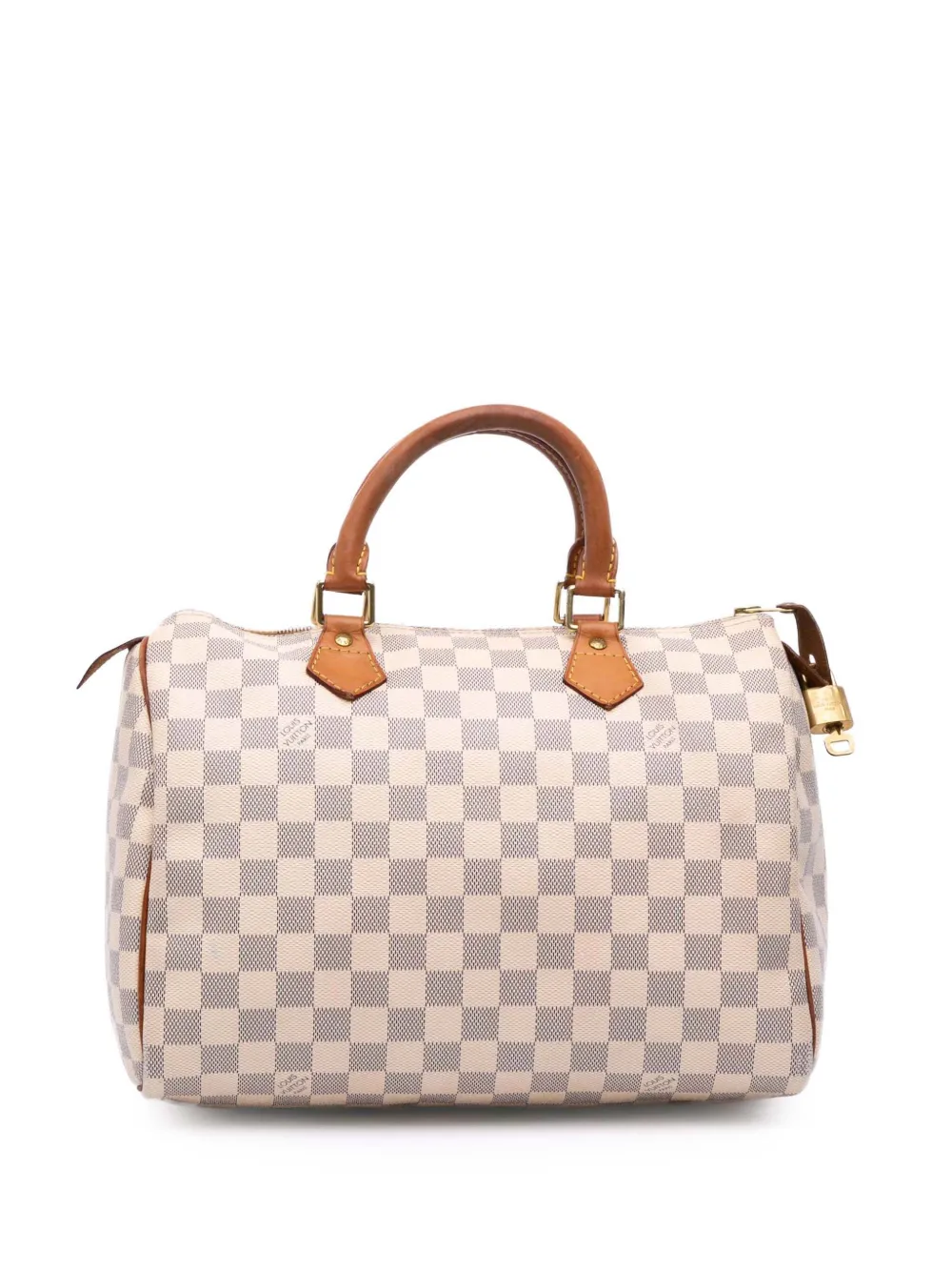 Louis Vuitton Pre-Owned 2012 Damier Azur Speedy 30 boston bag - ブルー Louis Vuitton Pre-Owned 2012 Damier Azur Speedy 30 boston bag - ブルー