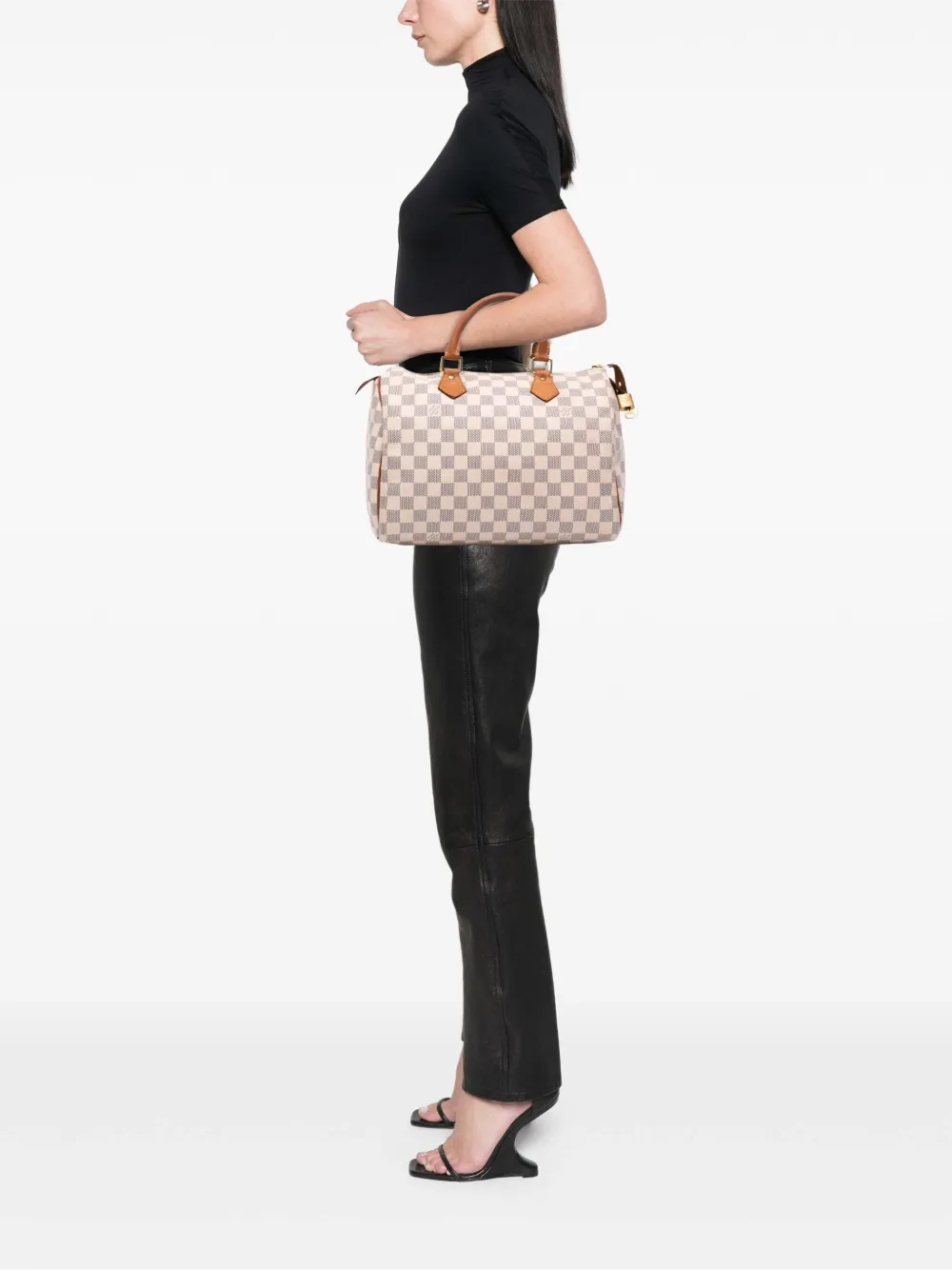Louis Vuitton Pre-Owned 2012 Damier Azur Speedy 30 boston bag | Pre-Owned | Image 2