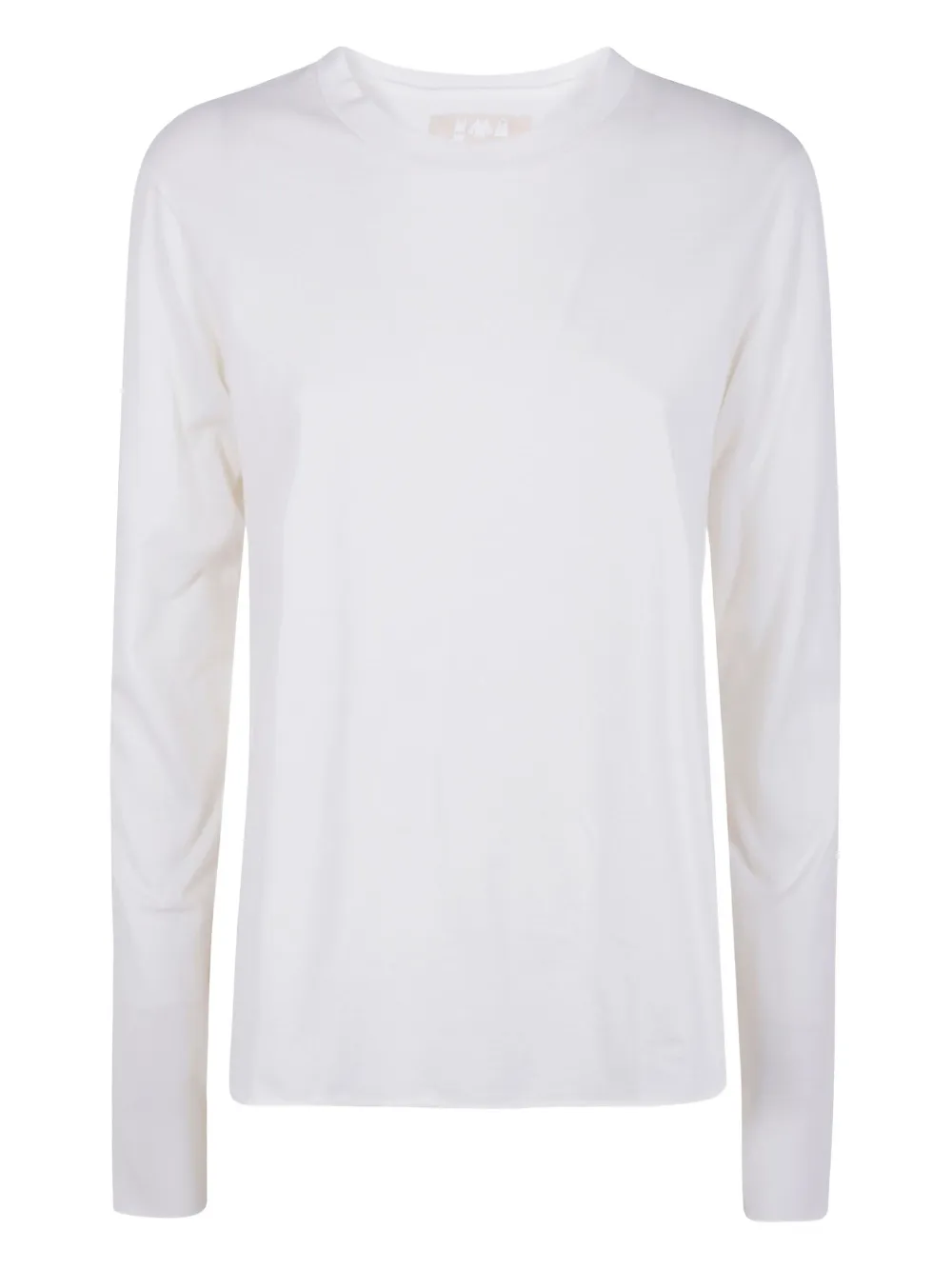 Labo Art Long-sleeve Cotton T-shirt In White