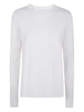Labo Art long-sleeve cotton T-shirt - White