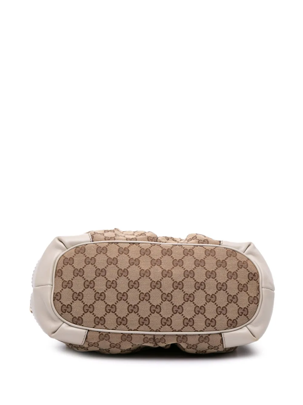 Pre-owned Gucci 2000-2015 Gg Canvas Sukey Satchel In Brown