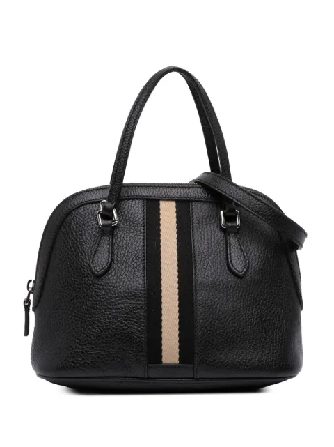 Gucci Pre-Owned 2016-2025 Mini Leather Web Dome satchel