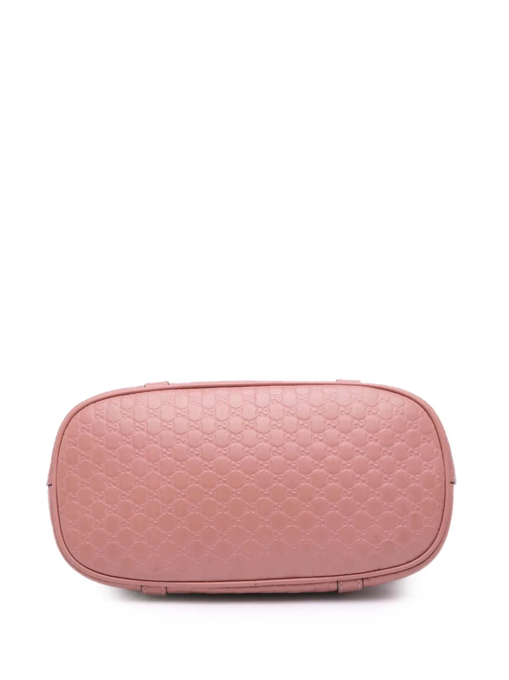 Pre-owned Gucci 2016-2025 Mini Microssima Dome Satchel In Pink