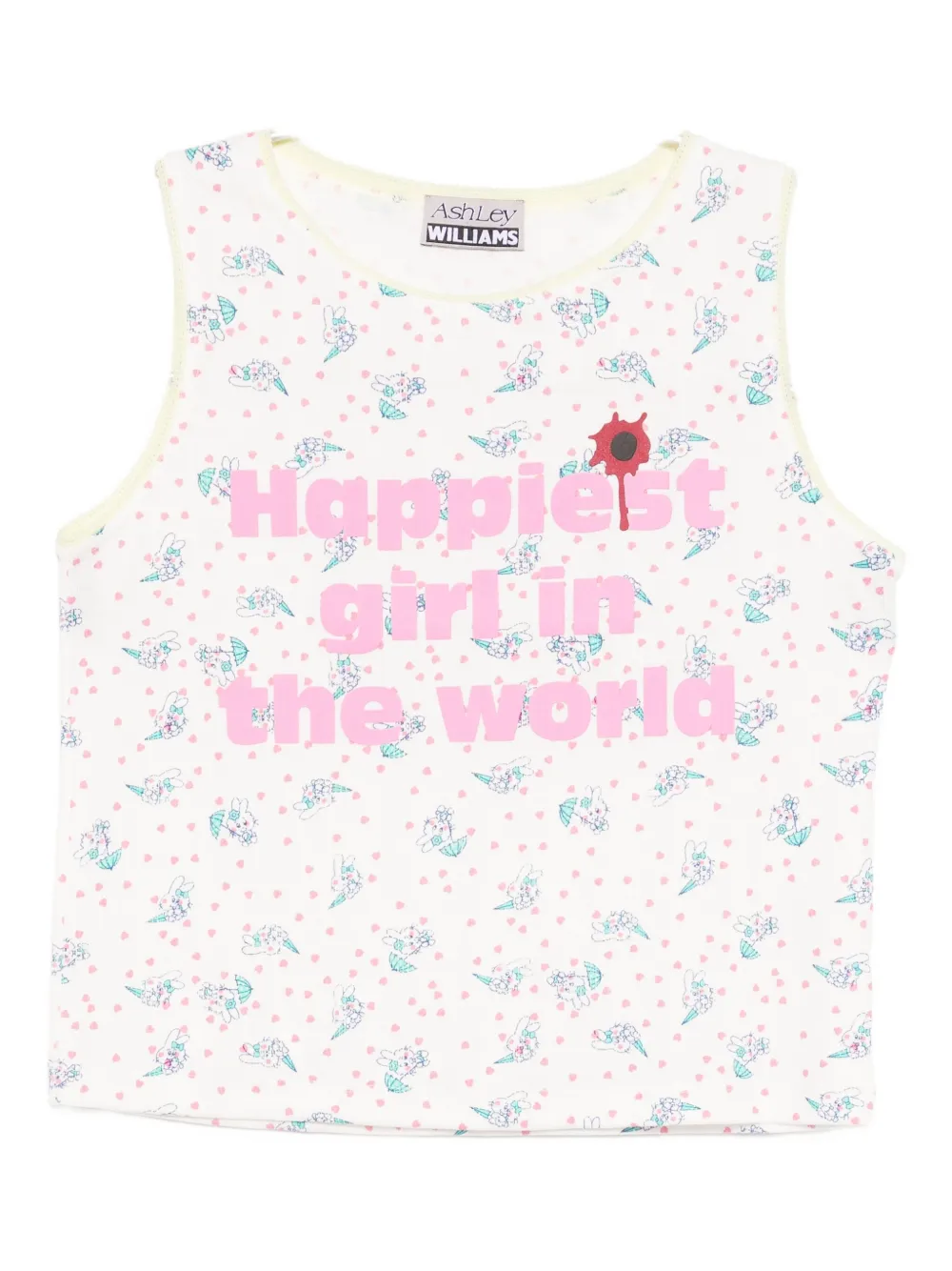 Ashley Williams Happy Vest In Multi