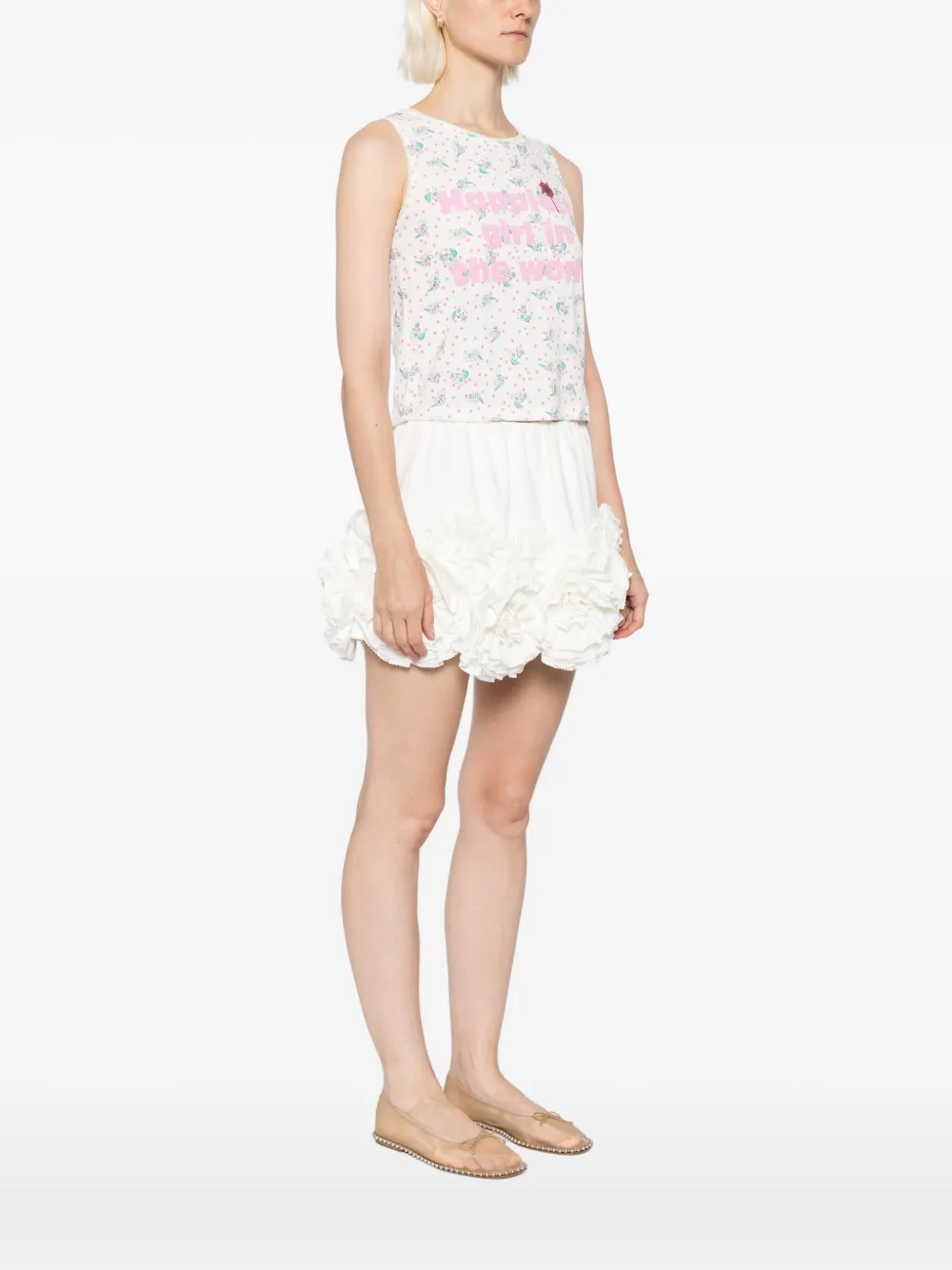 Ashley Williams Happy Vest In Multi
