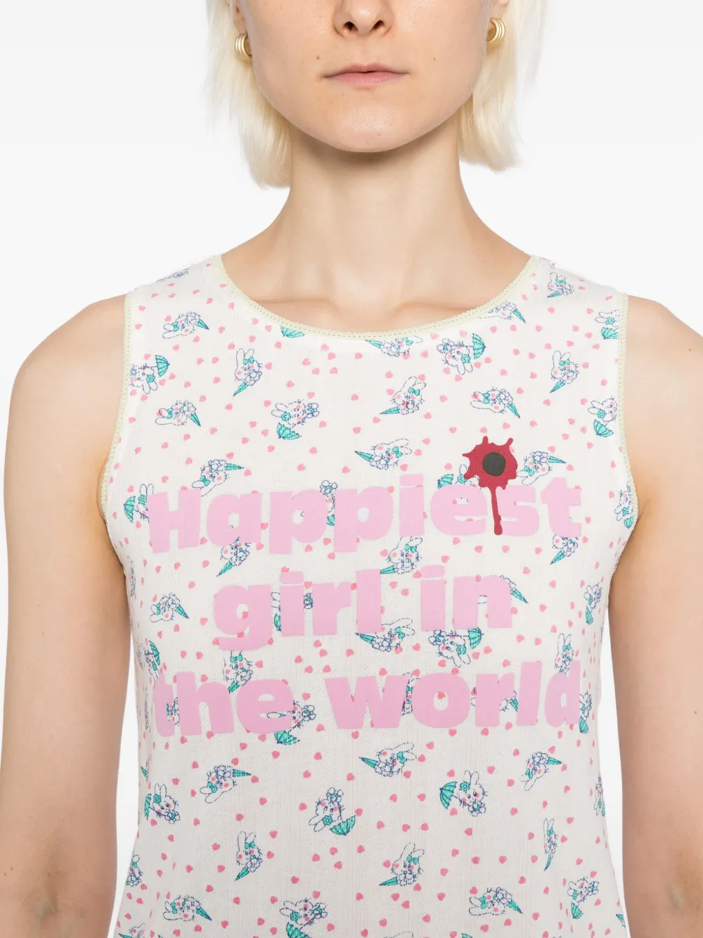 Ashley Williams Happy Vest In Multi