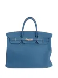 Hermès Pre-Owned 2012 Togo Birkin Retourne 40 handbag - Blue