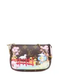 Louis Vuitton Pre-Owned 2021 Monogram Vivienne Christmas Animation Japanese Garden Mini Pochette Accessoires handbag - Brown