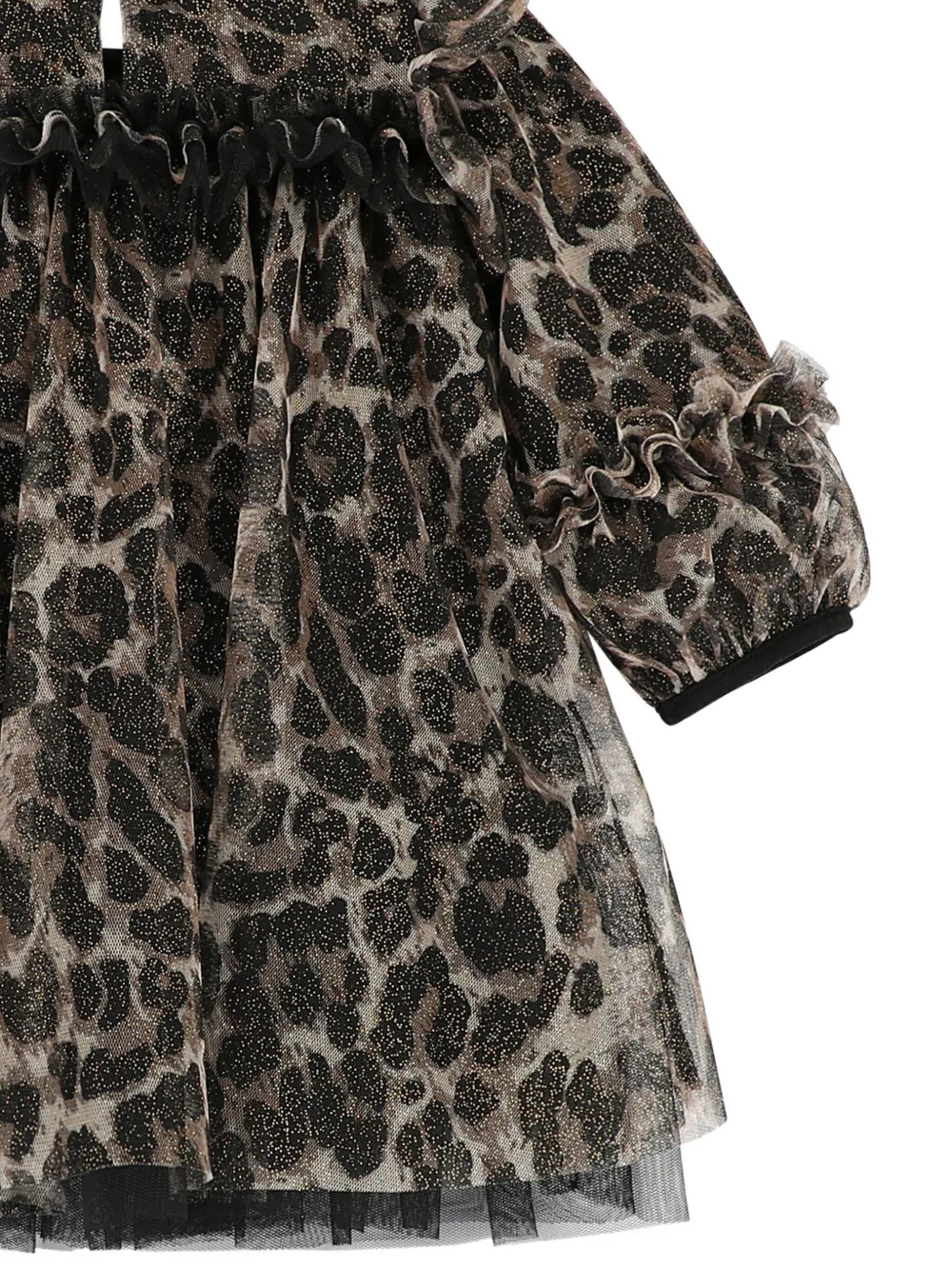 ANGEL'S FACE KIDS Jurk met luipaardprint Zwart