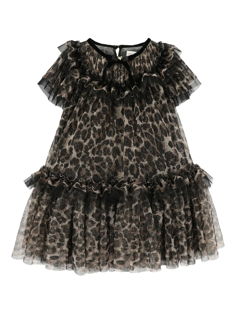 ANGEL'S FACE KIDS Jurk met luipaardprint Zwart