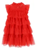 ANGEL'S FACE KIDS sequin-embellished tiered dress
