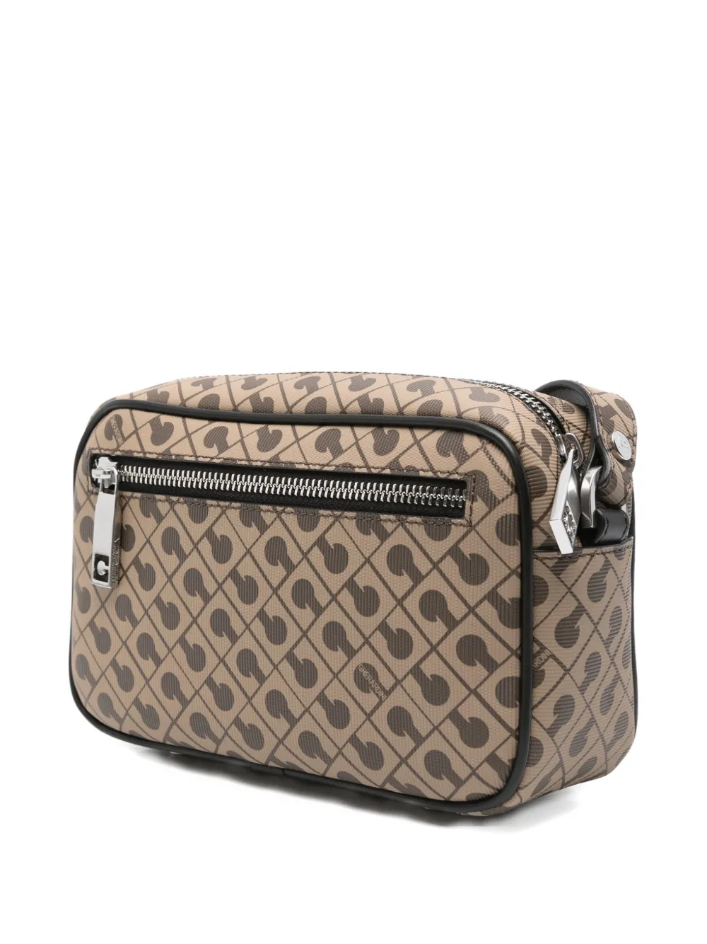 Gherardini Monogram-pattern Crossbody Bag In Brown