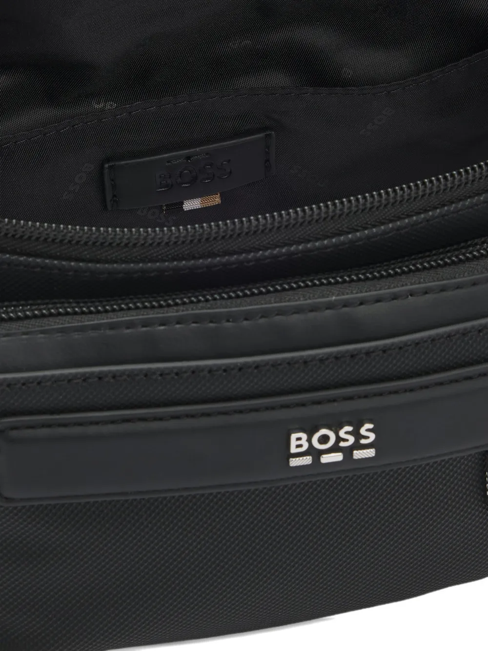 BOSS Heuptas met logoplakkaat - Zwart