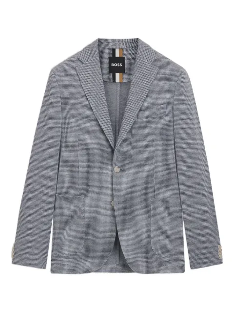 BOSS houndstooth check blazer