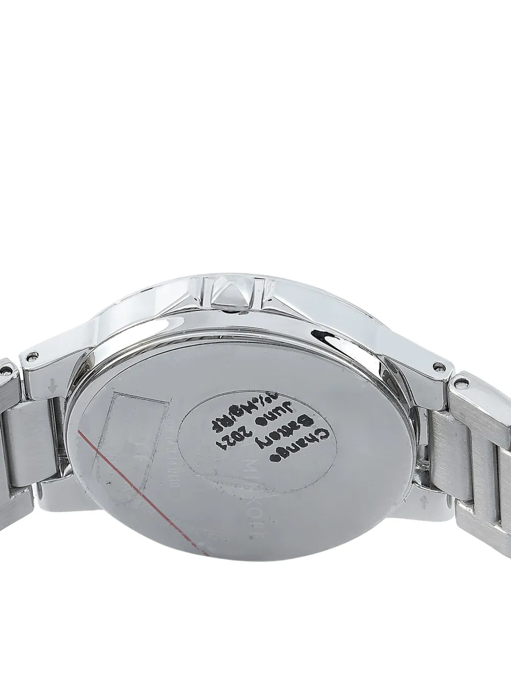 Pre-owned Rebecca Minkoff Cali Two-tone 34mm In White