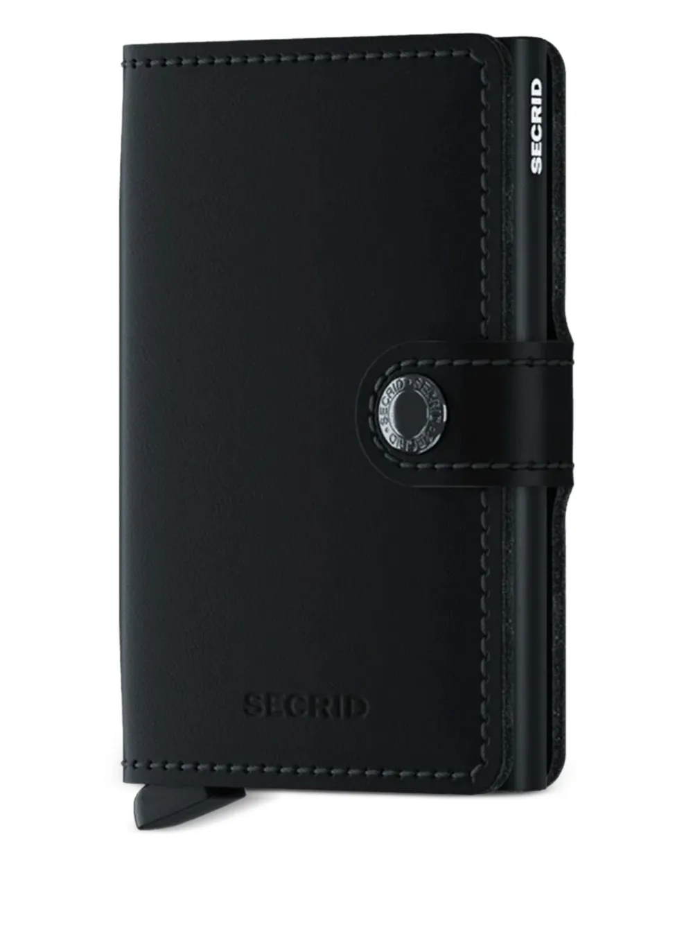 Secrid Leather Mini Wallet In Black