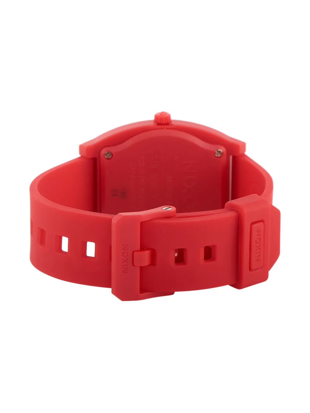 Pre-owned Nixon Time Teller 40mm In Red