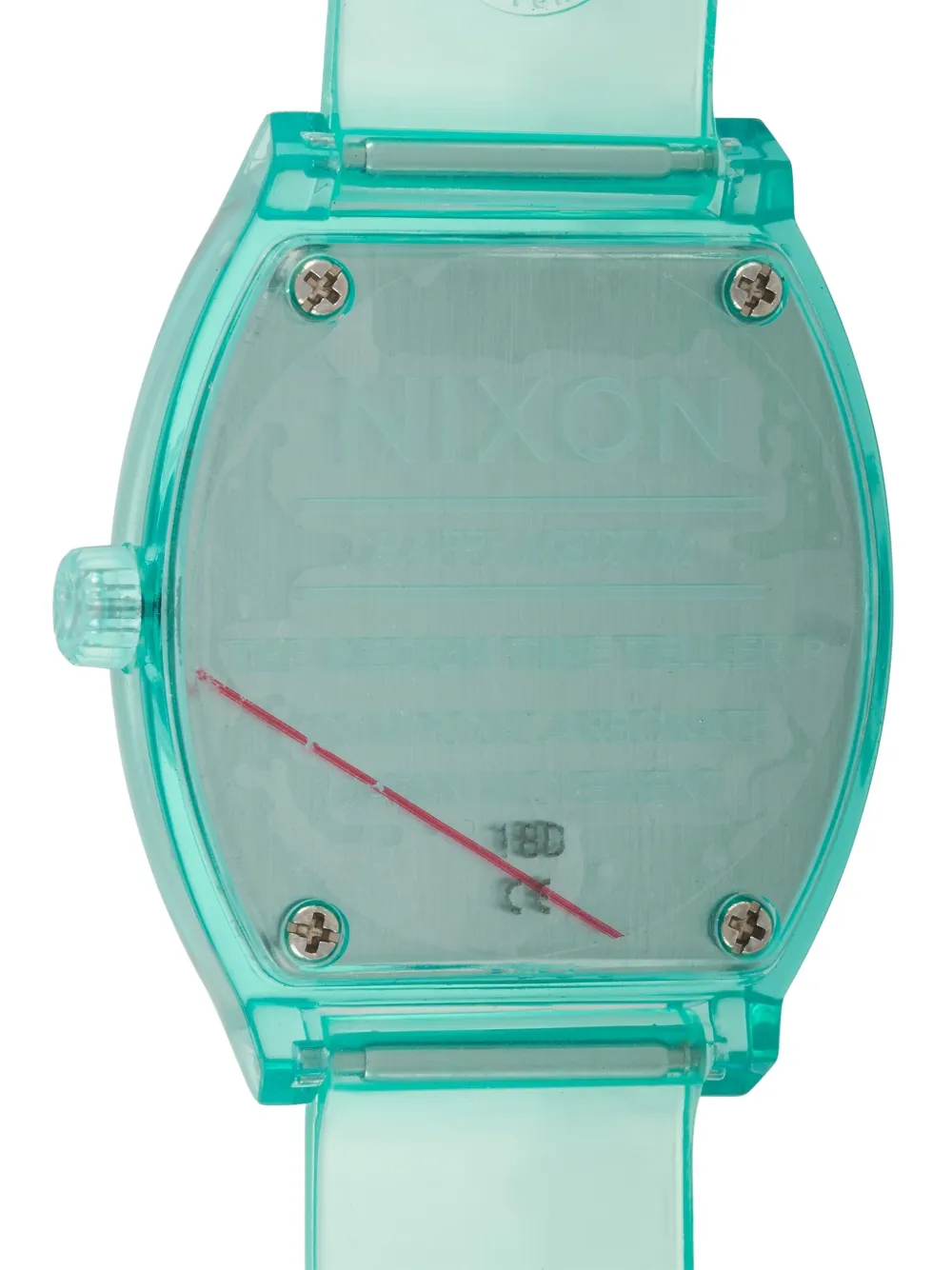 Pre-owned Nixon Time Teller 31mm In Green