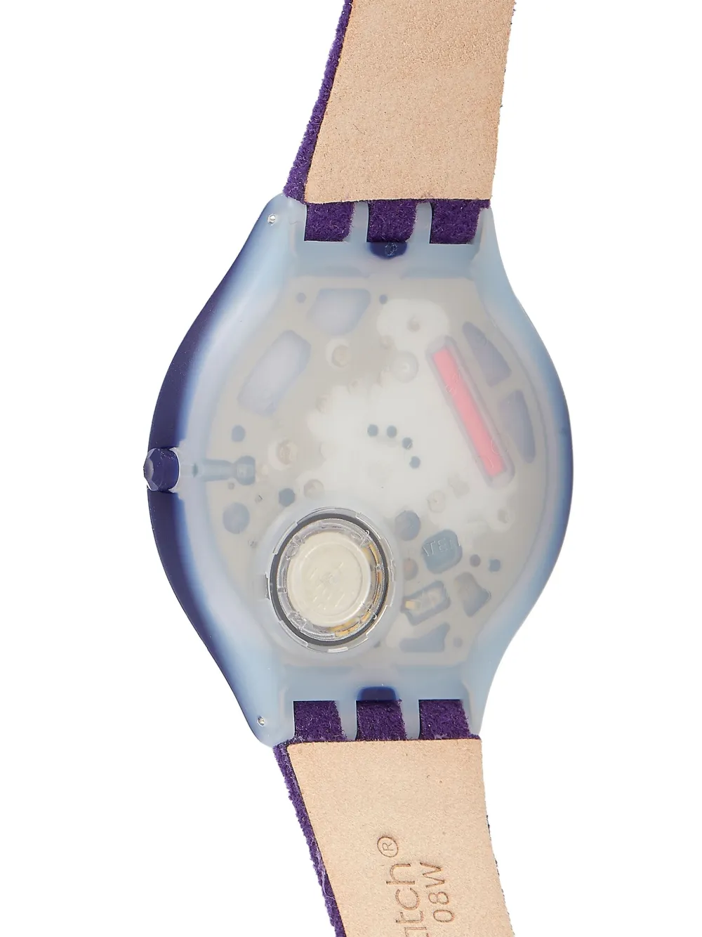 Pre-owned Swatch Vintage Skinviolet 40mm In Blue