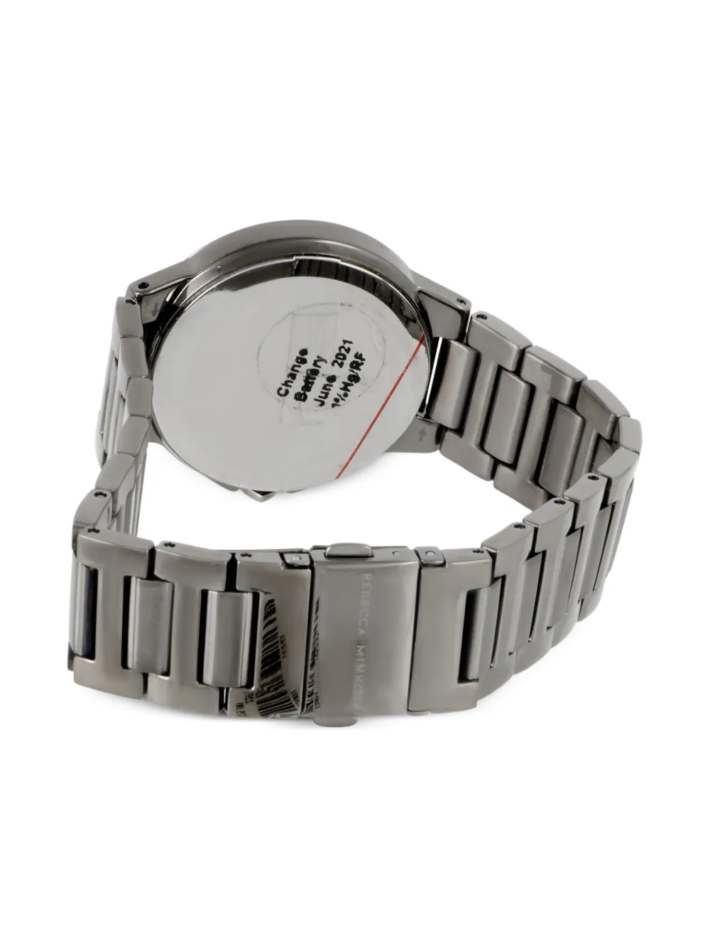 Pre-owned Rebecca Minkoff Cali 34mm In Gray