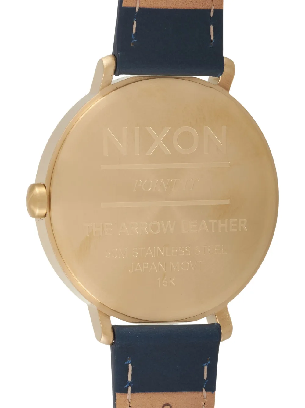 Pre-owned Nixon Arrow 38mm In White
