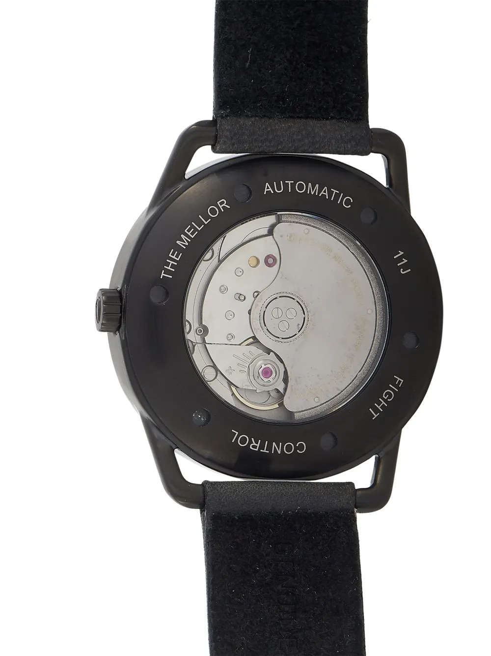 Pre-owned Nixon Mellor 38 Mm In Black