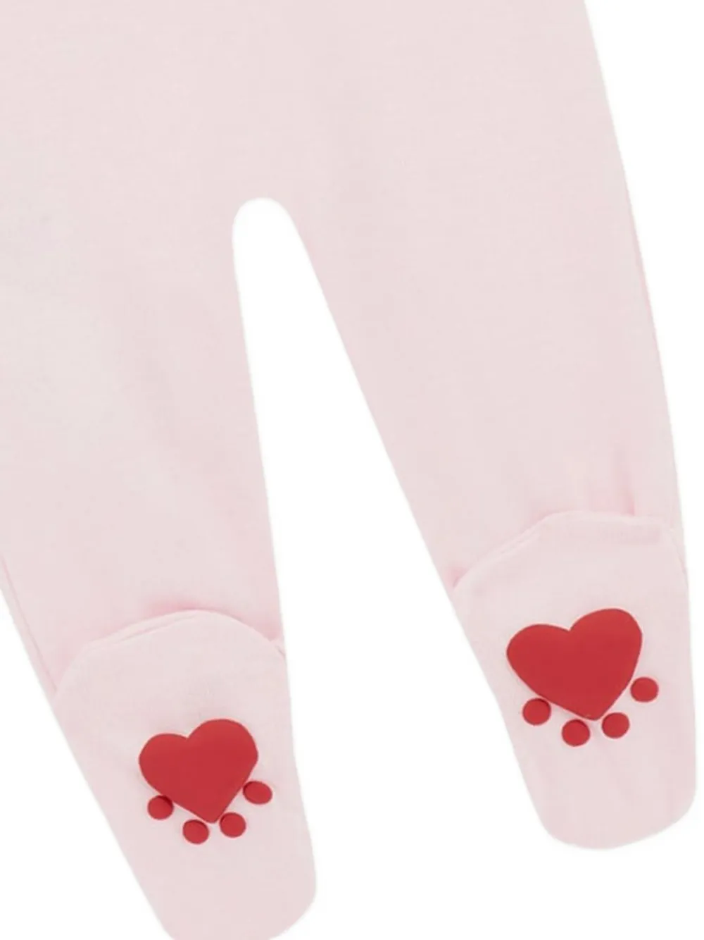 guess kids Romper met teddybeerprint en hartdetail Roze