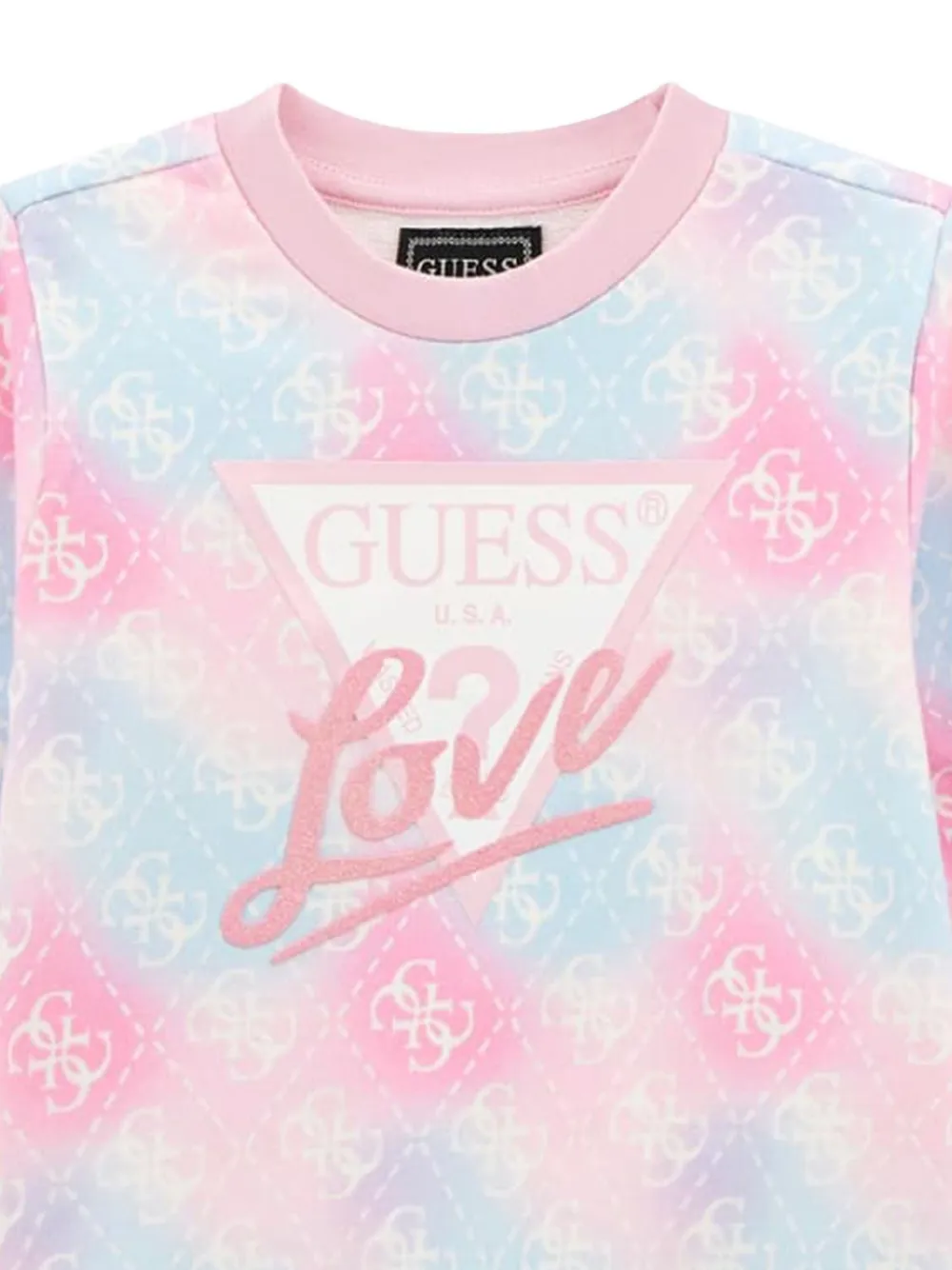 guess kids Sweater met logoprint Veelkleurig