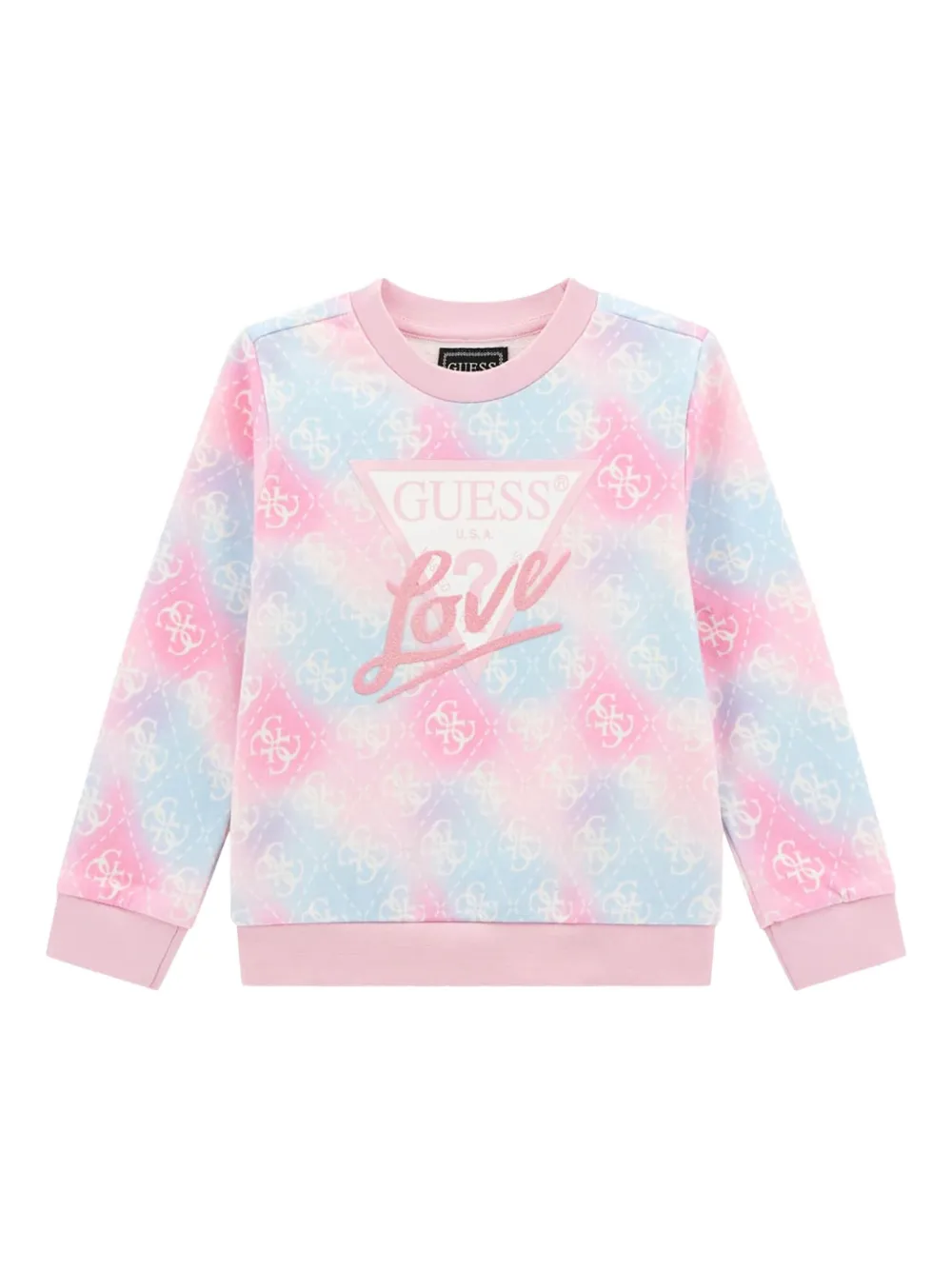 guess kids logo-print sweatshirt - マルチカラー guess kids logo-print sweatshirt - マルチカラー