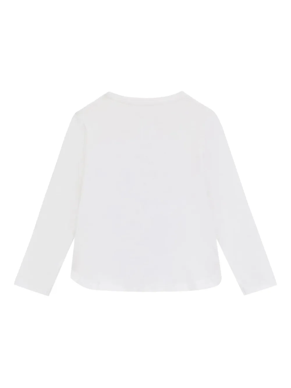 guess kids Top met pailletten Wit