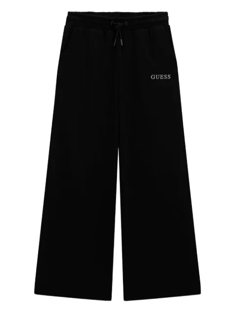 guess kids pantalones con pretina elástica y logo
