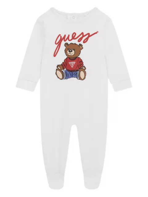 guess kids bear-print pajamas