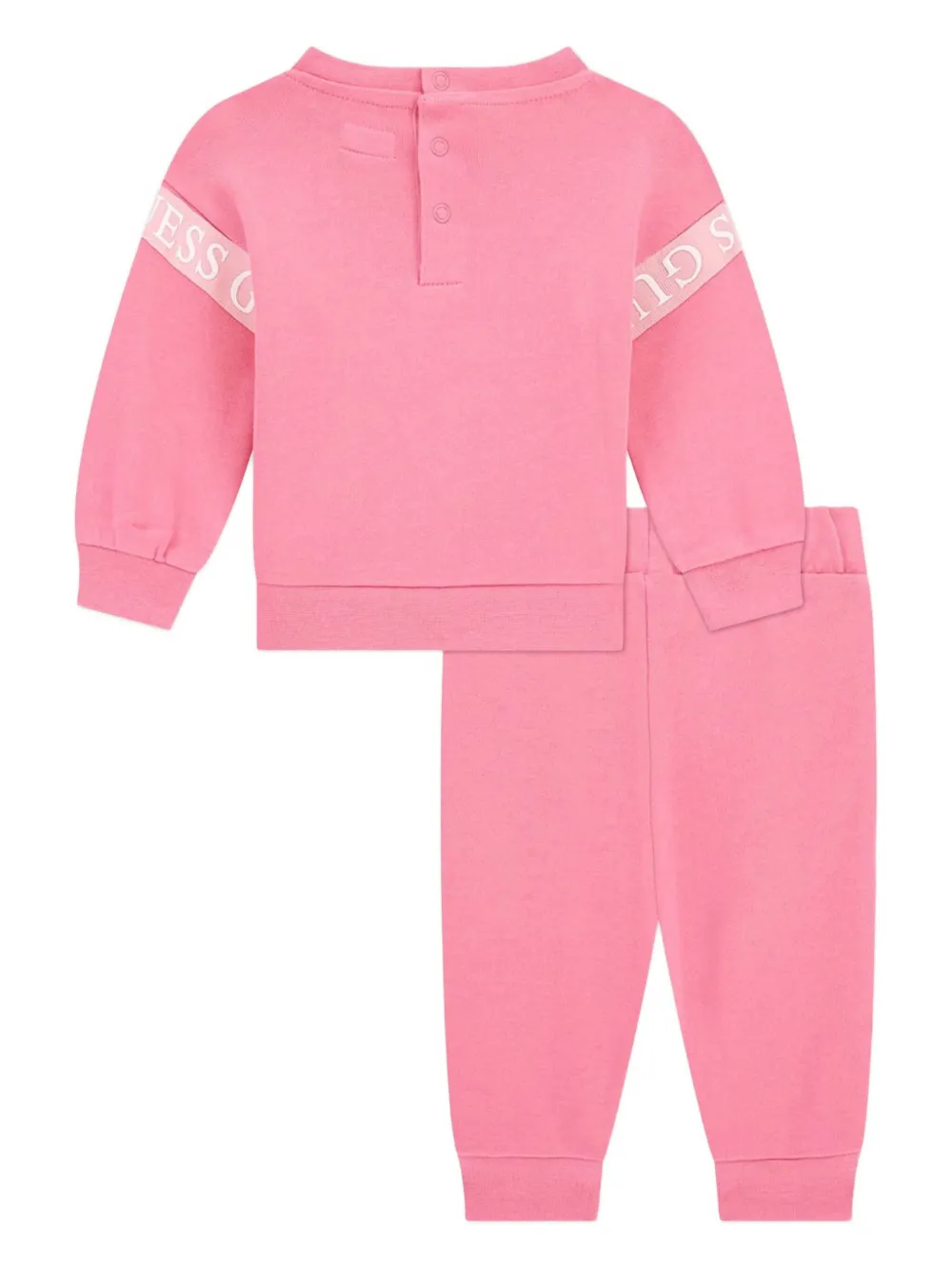 guess kids Trainingspak met logoprint Roze