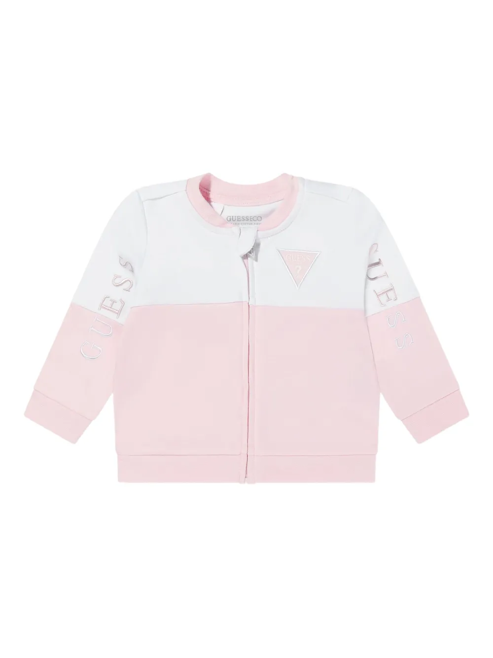 guess kids logo-detail tracksuit (set of three) Roze