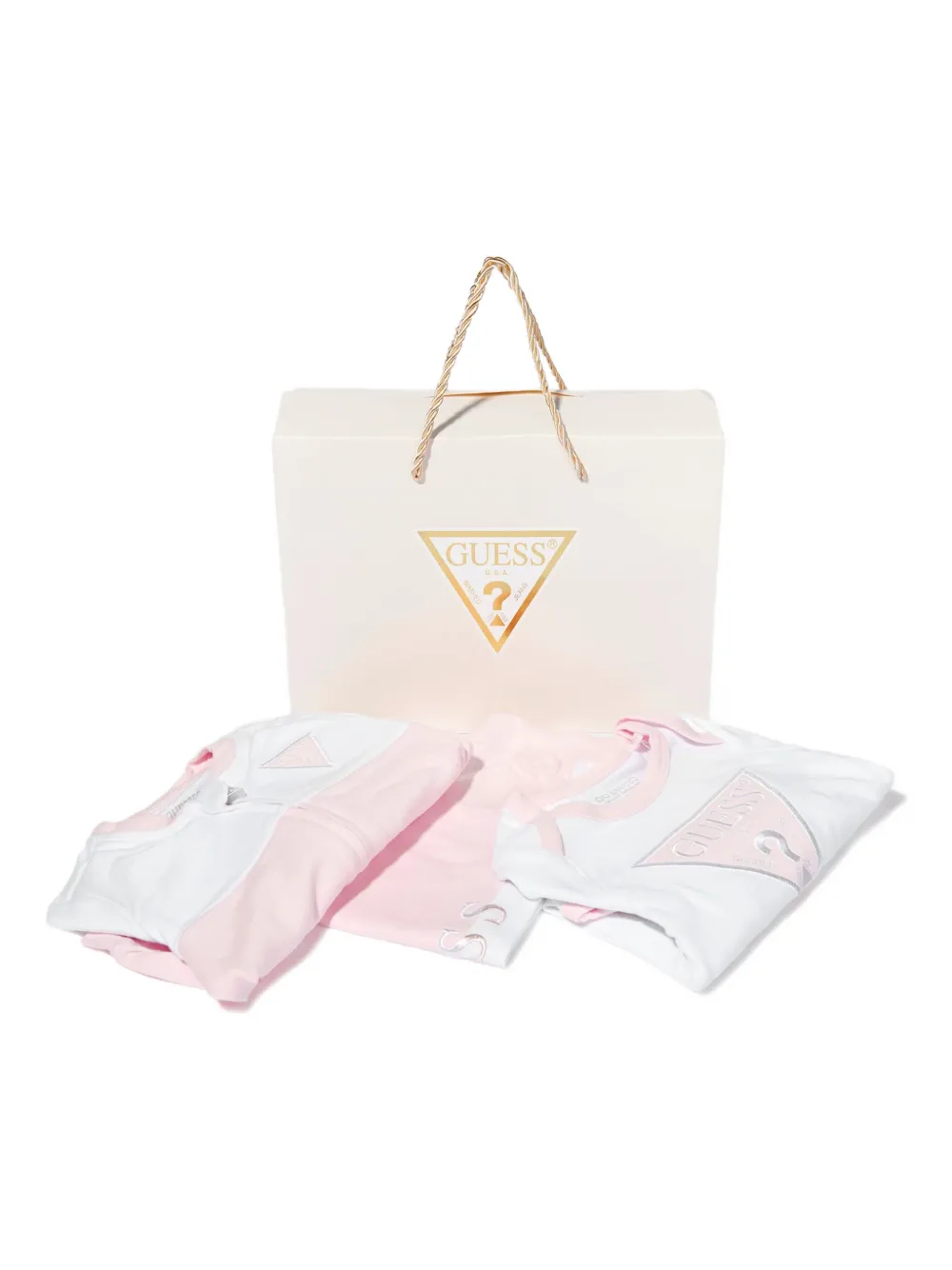guess kids logo-detail tracksuit (set of three) Roze