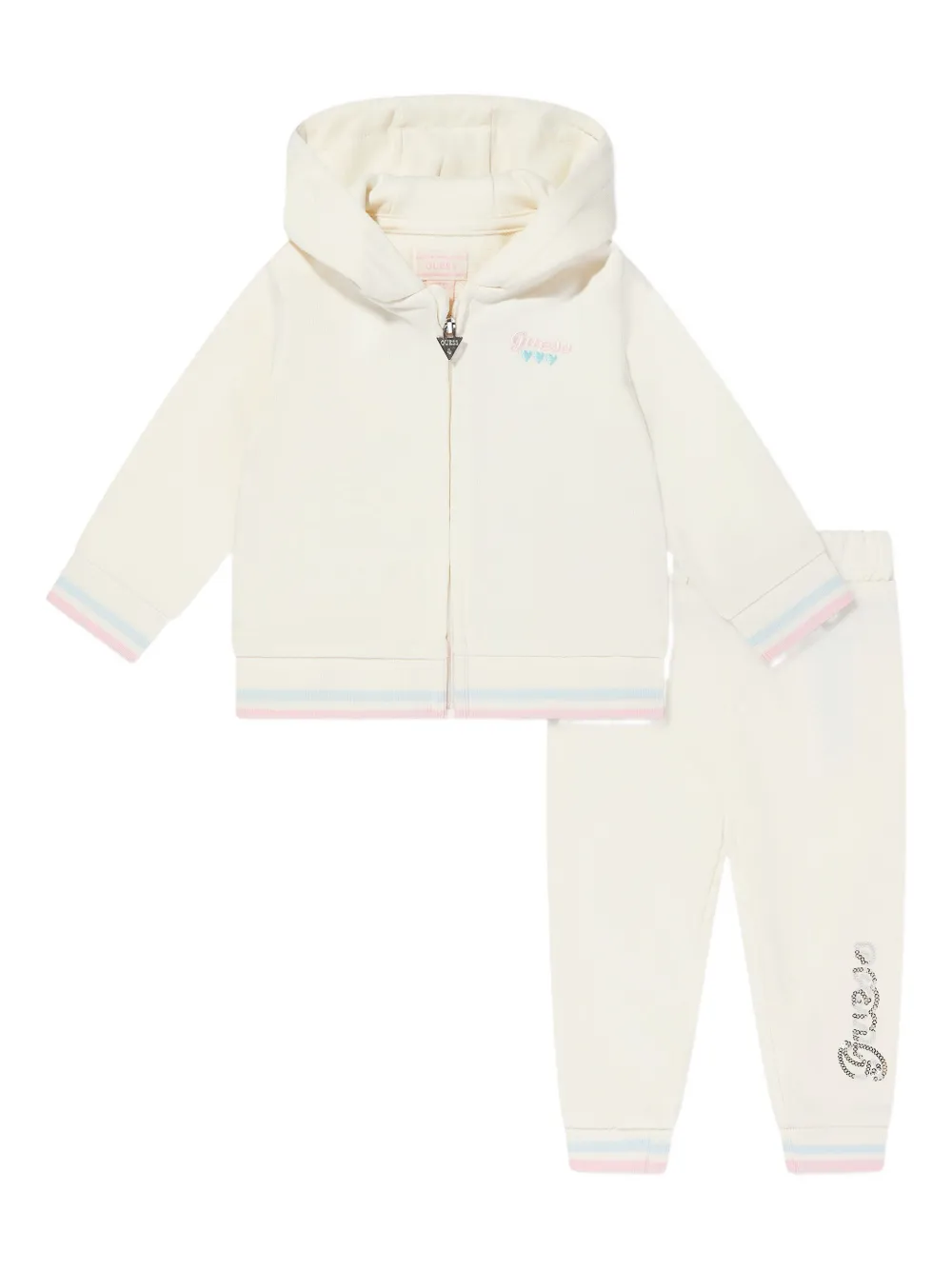 Guess kids logo tracksuit Wit