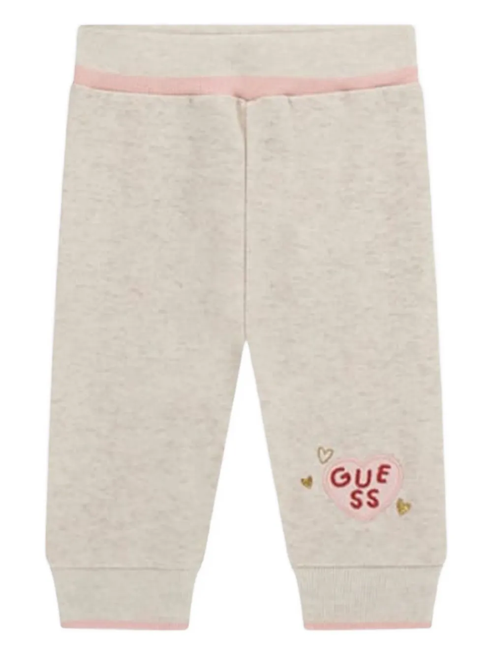 Guess Patch-embellished Tracksuit Set (set Of Three) In Neutral