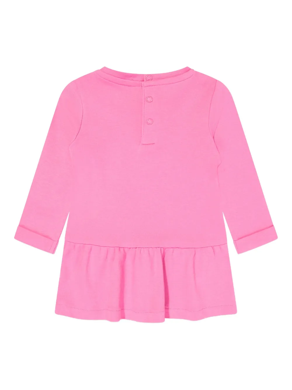 guess kids logo-print dress Roze