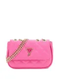 guess kids quilted chain-strap shoulder bag - Pink