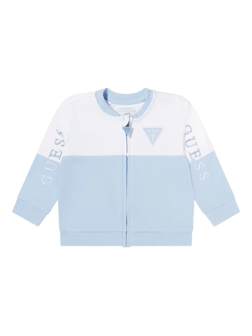 guess kids ribbed panelled tracksuit (set of three) Blauw