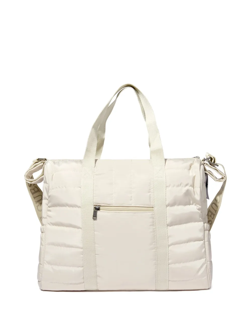 Guess kids quilted teddy-patch changing bag - Wit
