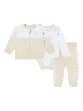 guess kids logo-detail tracksuit (set of three) - Neutrals