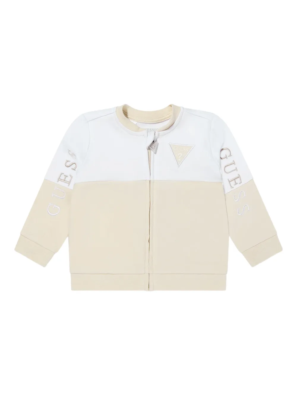 Guess Logo-detail Tracksuit (set Of Three) In Neutral