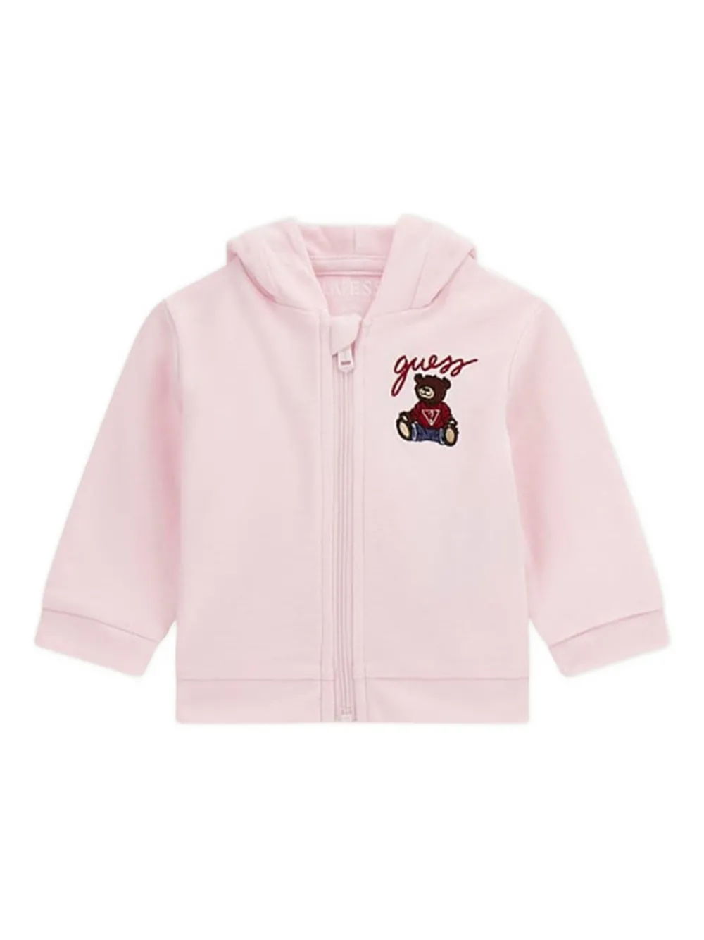 guess kids teddy-print tracksuit set Roze