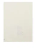 guess kids teddy-embroidered baby blanket - White