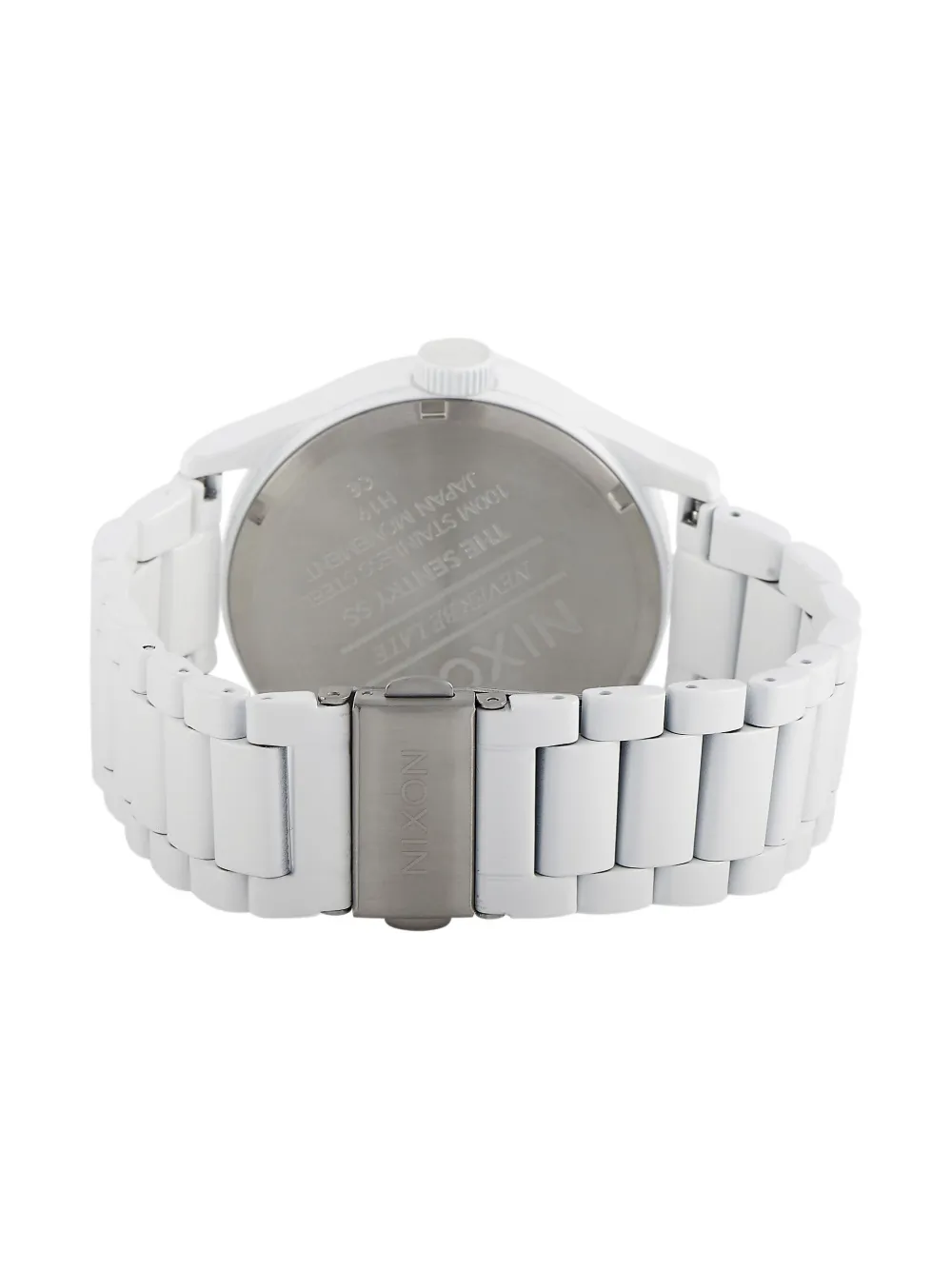 Pre-owned Nixon Sentry 42mm In White