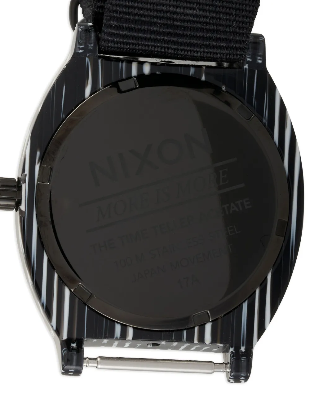Pre-owned Nixon Time Teller 40mm In White
