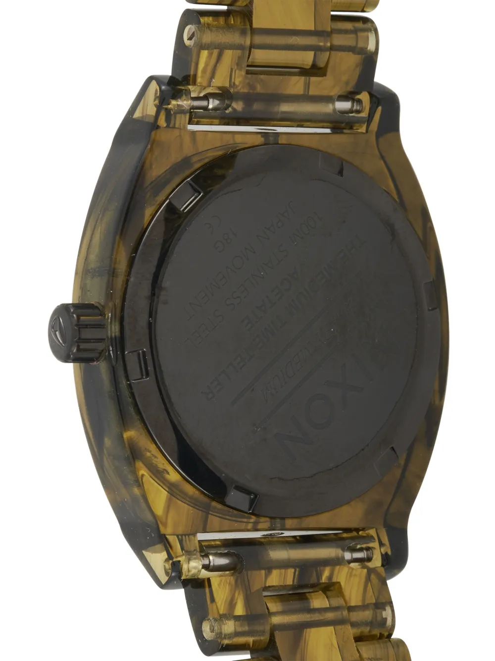 Pre-owned Nixon Medium Time Teller 31mm In Black